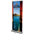 Dual Layered Retractable (Roll Up) Banner Stand - Pillar Style